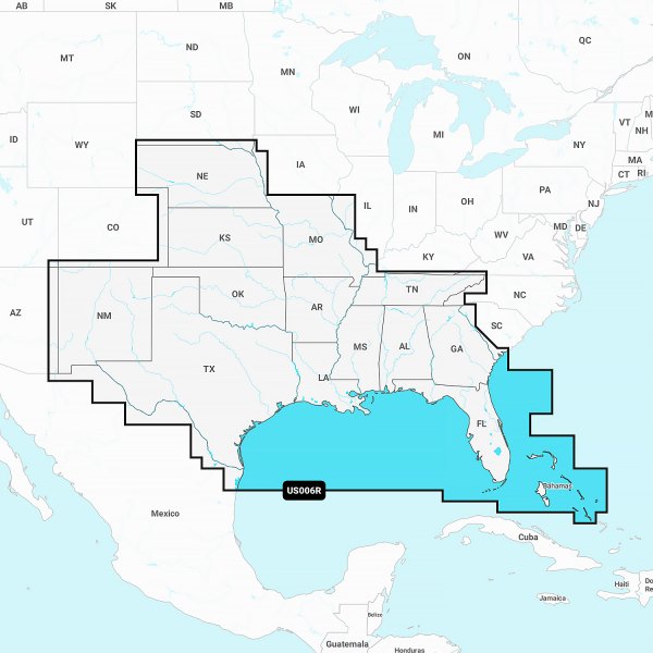 Navionics Vision+ U.S. South - Lakes, Rivers And Coastal Marine Charts Nvus006R