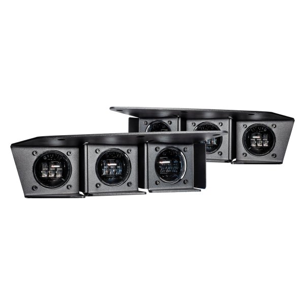 Oracle Lighting 2021-2024 Ford Bronco Triple LED Fog Light Kit for Steel Bumper (5890-001, 5890-005, 5890-006) (213291)