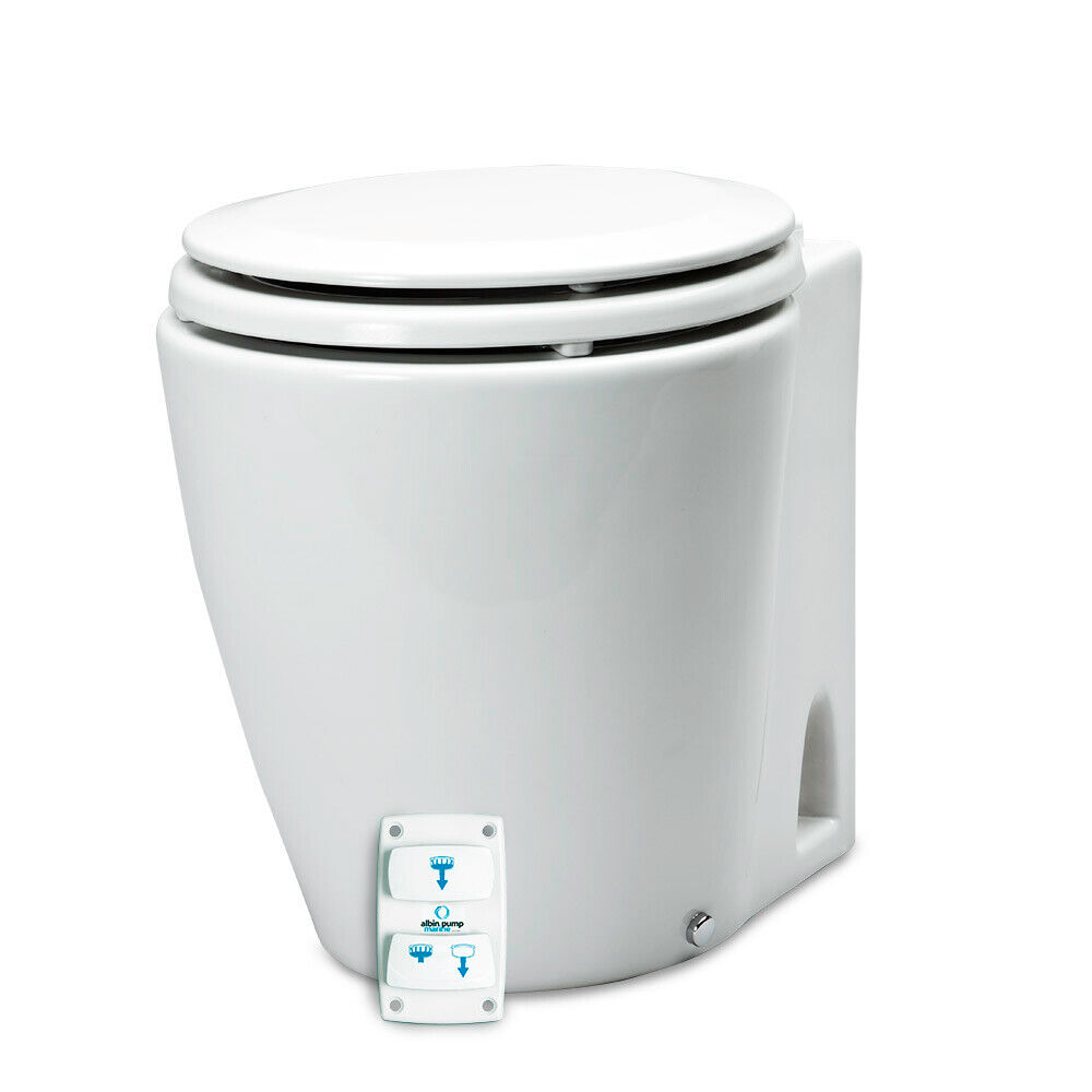 703045 12V Pump Marine Design Silent Electric Toilet