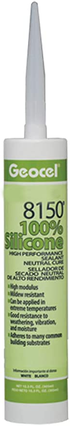 GC68125 Silicone Base High Performance Neutral Cure Sealant, Clear