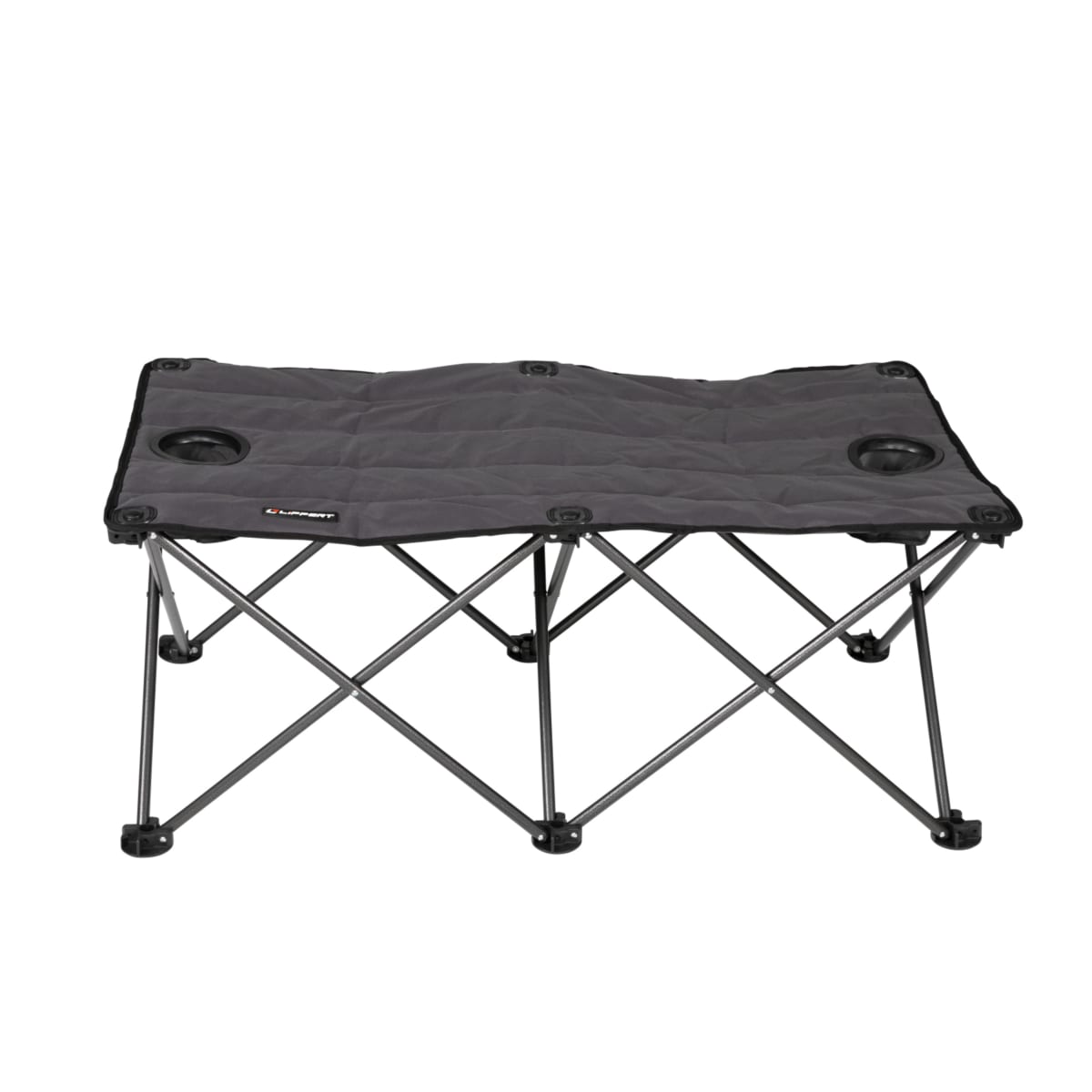2021123295 Campfire Ottoman, Dark Grey