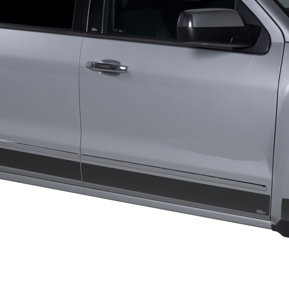 9751240BP Black Platinum Rocker Panel Covers for Chevrolet Silverado Ld & GMc Sierra -  PUTCO