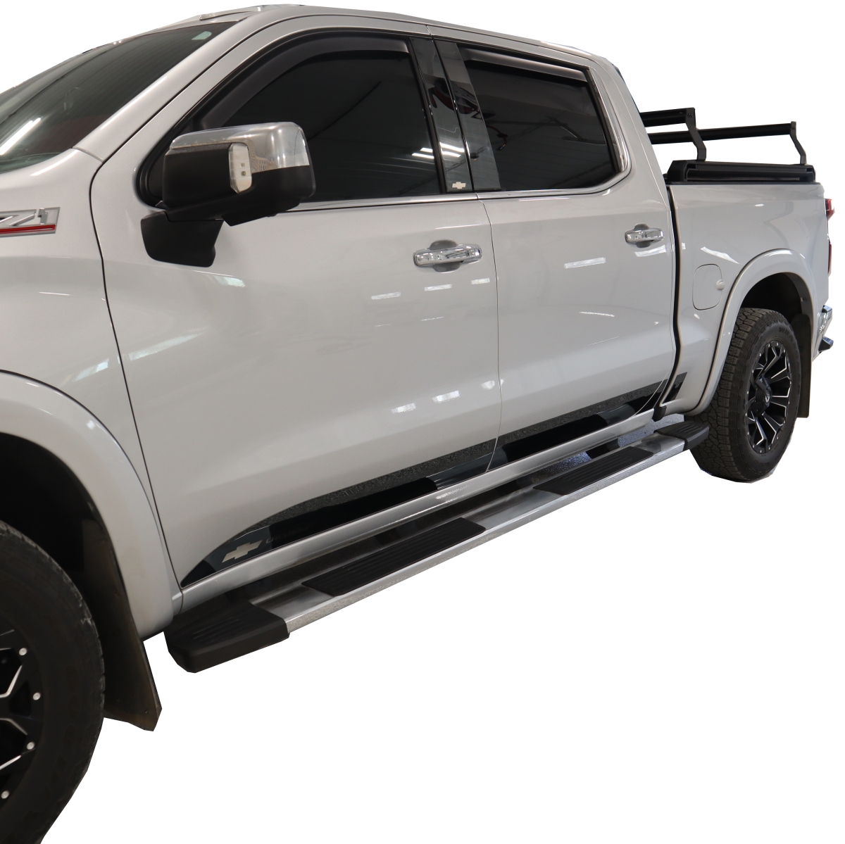 9751242BPGM-2 6.5 ft. Black Platinum Rocker Panels Kit with Double Cab for GMc Sierra -  PUTCO