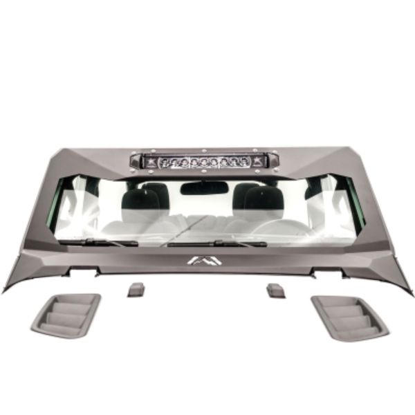 JL3022-1 ViCowl Black 20 in. Light Bar Insert for 2018 Jeep Jl