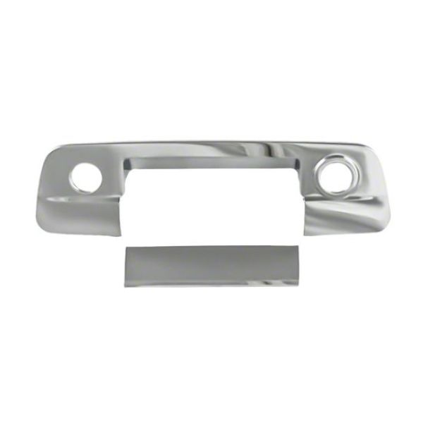 CCITGH65528 Chrome Taligate Handle Cover with Key Hole Camera for 2009-2018 Ram