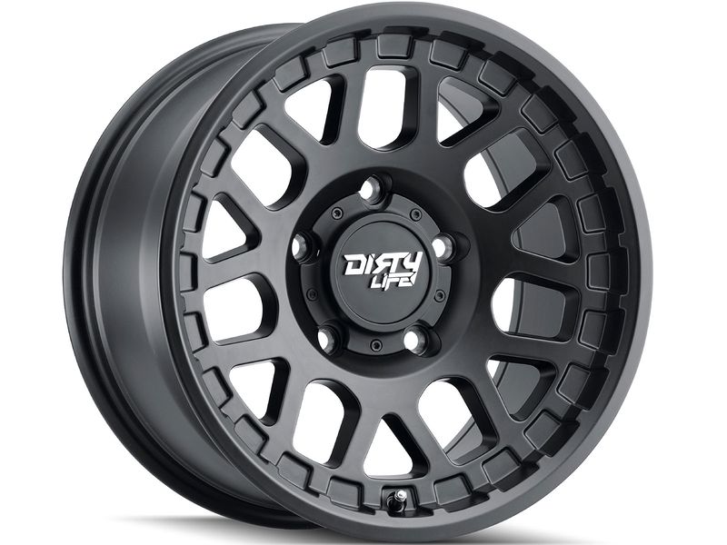 17 x 9 in. 5 x 127 mm -12mm Dirty Life Mesa Wheel, Matte Black