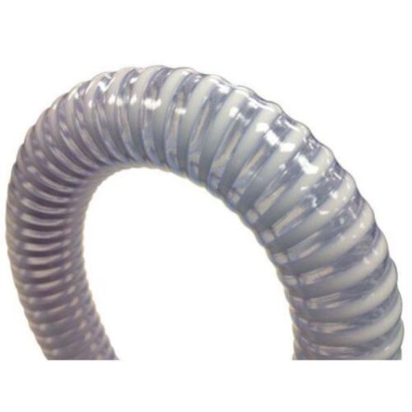 Extra-Duty PVC Vacuum Hose - Clear - 2 in x 100 ft - Heavy Duty