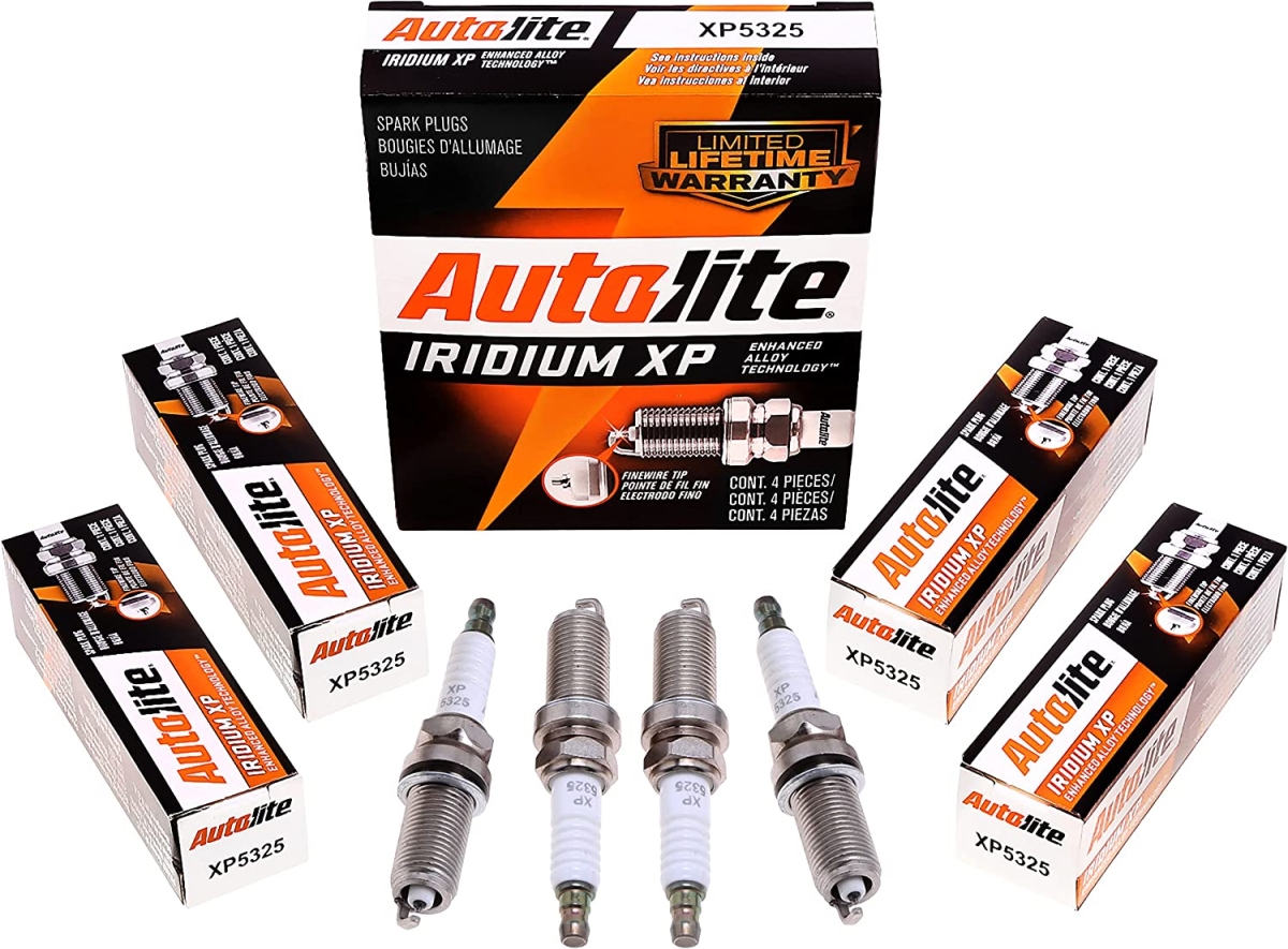 Picture of Autolite XP5325 Xtreme Perforated Spark Plug - Pack of 4