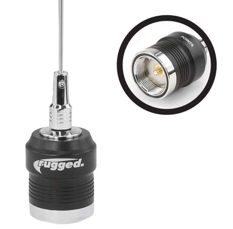 POINT5 14.5 in. Whip Length GMRS Two Way Radio Antenna