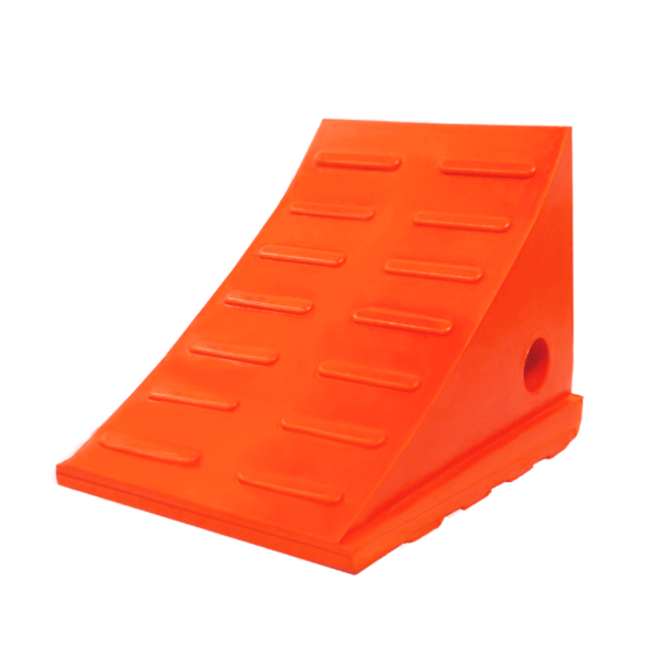 WCUO600 25 Ton General Purpose Wheel Chock Roped Set & Bracket Combo Set
