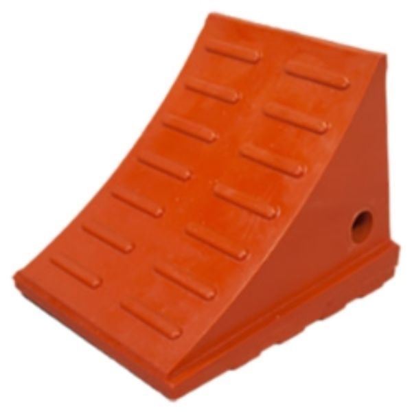 WCUO400 15 Ton General Purpose Wheel Chock for 35 in. Tires, Orange