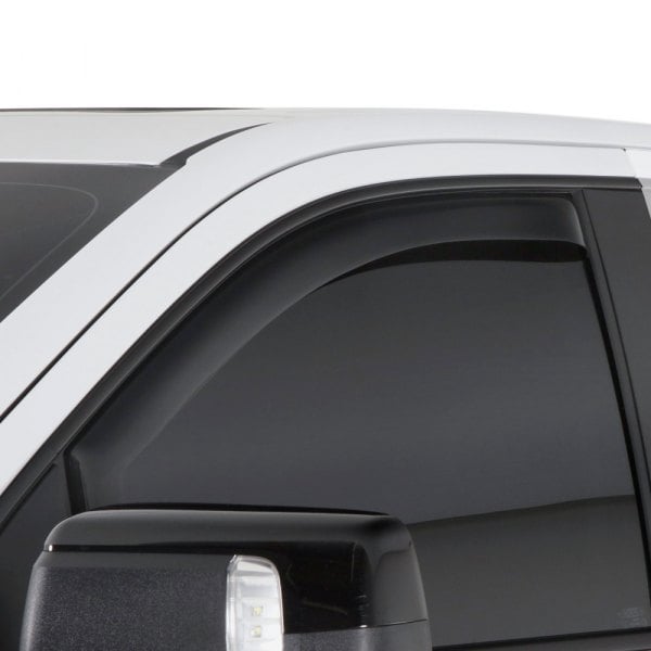 83541 In-Channel Ventgard Snap Smoke Front Window Deflectors for 2019-2022 Chevy Silverado 1500 & 2019-2022 Chevy Silverado 2500 - 2 Piece