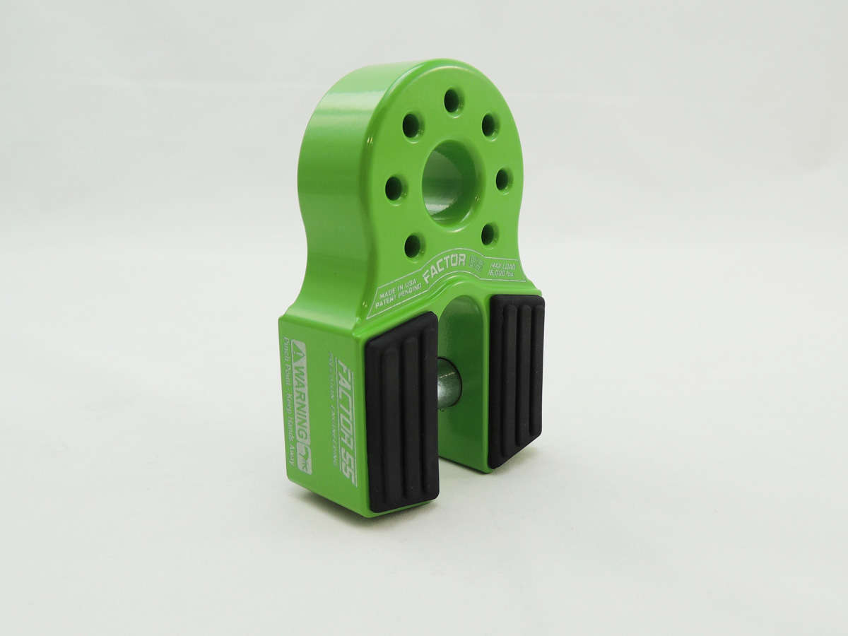 5008 Flatlink Winch Shackle Mount, Green