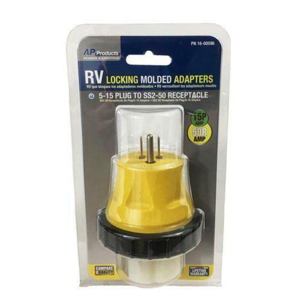 1600596 15-50 RV Locking Adapter