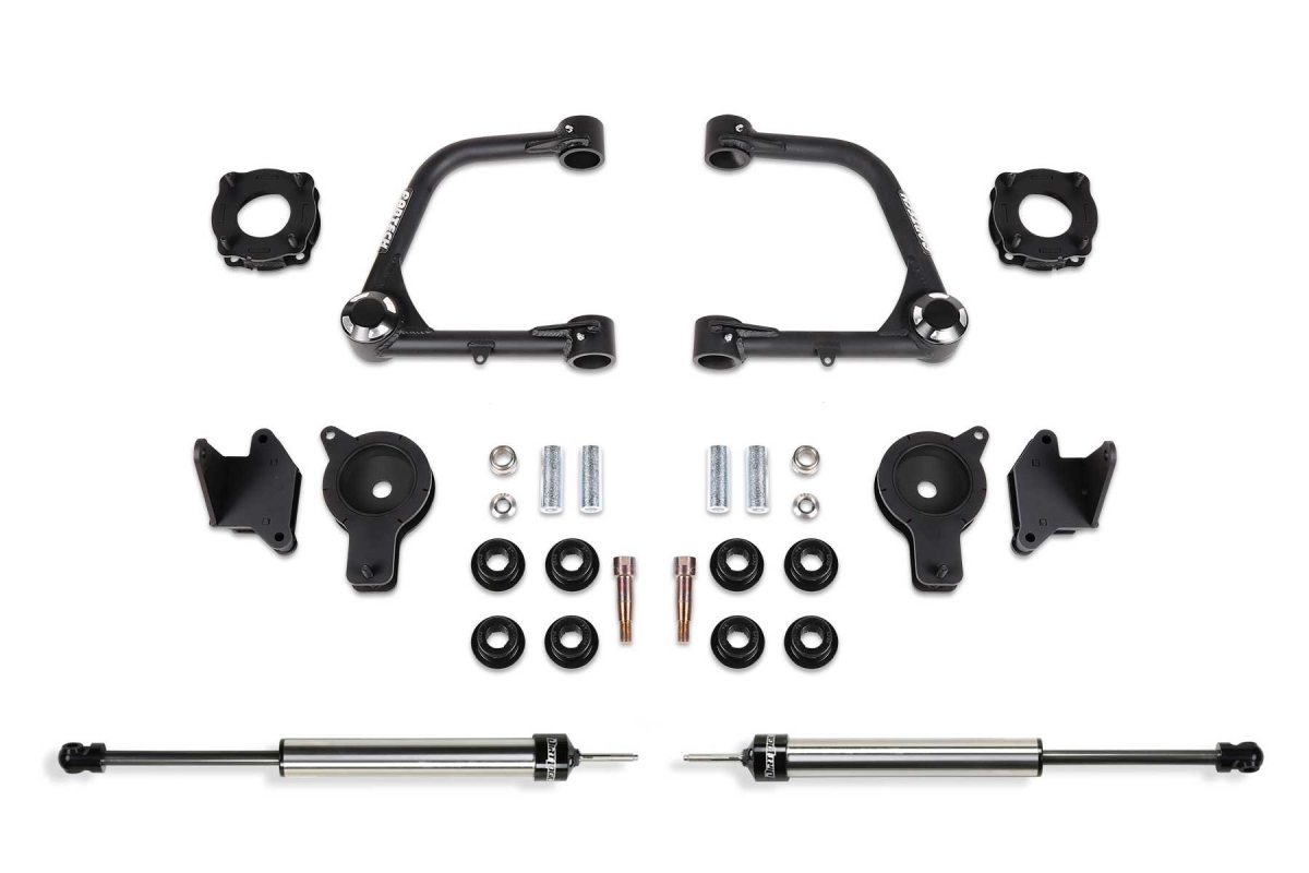 K7089DL 3 in. Upper Control Arm Kit with Uniballs & Front Shock Spacer for 2022 Toyota Tundra -  FABTECH, F37_K7089DL