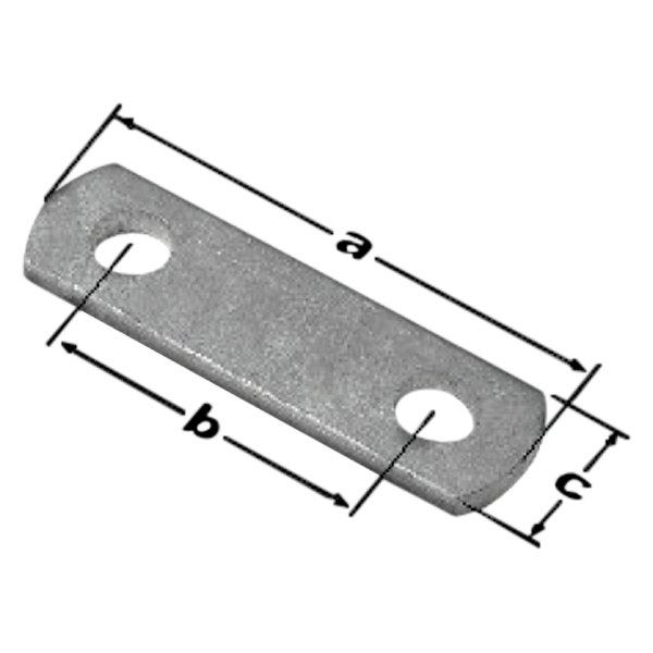 C E Smith 5" Frame Strap Shackle Link 2-Pack | For Trailers | by West Marine
