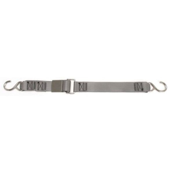 F12072 2 in. x 20 ft. Stainless Steel Kwik-Lok Gunwale Tie Down Strap