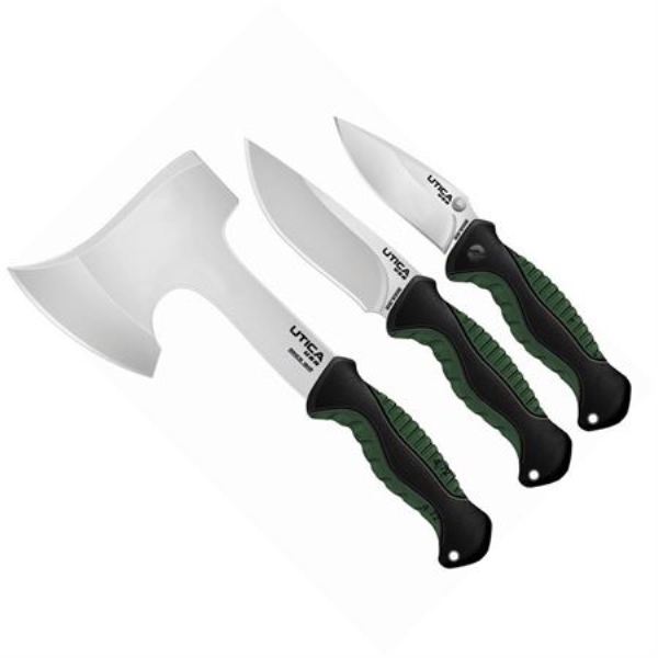 911703CP Campsite Knife Combo, Black & Green