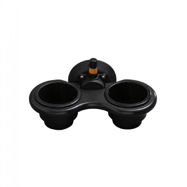 Vertical Surface Mount, Black, Non-Lighted, With 4-1/2 Inch Vacuum Mount/ Hold Up To Two Cans/