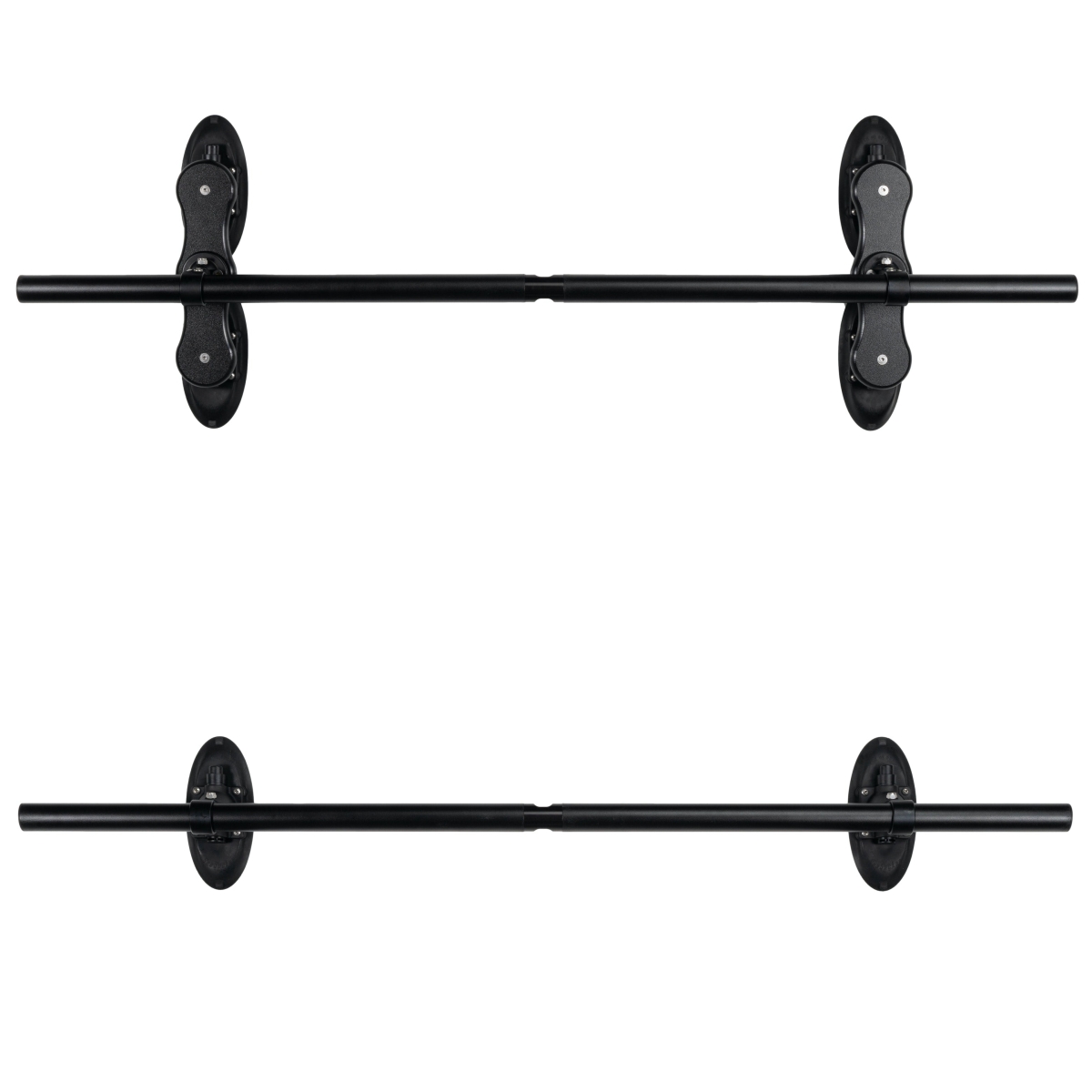 48 Inch Cross Bars, Four Powerful 120 Pounds Pull-Strength Rated Vacuum Mount/ Two Rear