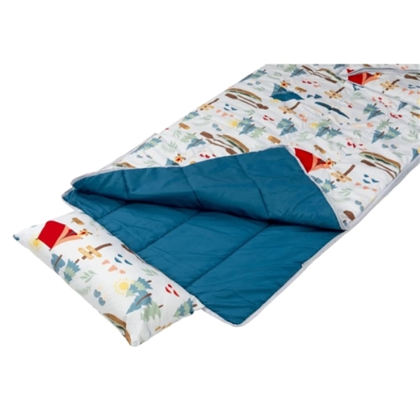 Picture of Lippert Components M6V-2022107838 67 x 62 in. Thomas Payne Kids Sleeping Bag with Pillow - Blue