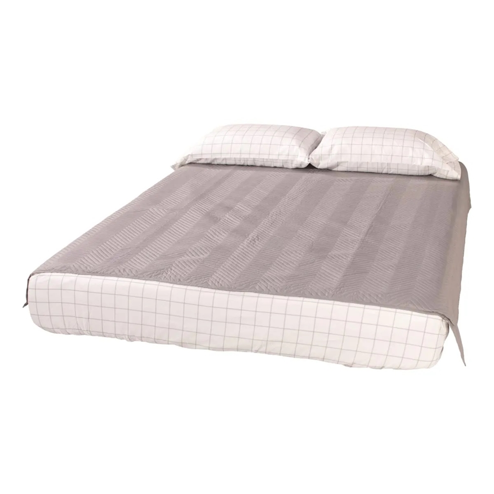 Lippert Components M6V-2022107820 Thomas Payne Microfiber 3-in-1 Bedding Set - Grey - Size Queen