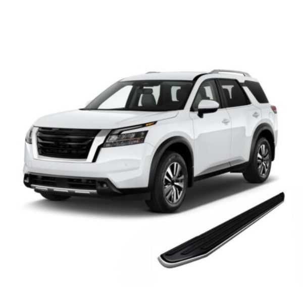 PRNI372 Peerless Running Boards for 2022-2022 Nissan Pathfinder - Black