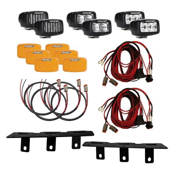 46731 SR-M Series Bumper Triple Beam LED Light Kit for 2021 Plus Bronco Mod