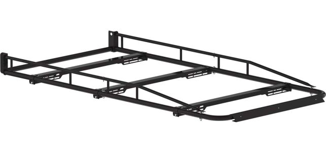 80100 100 in. Black Gloss Pro III Steel Cargo Rack for Compact Vans or Trucks with Cap