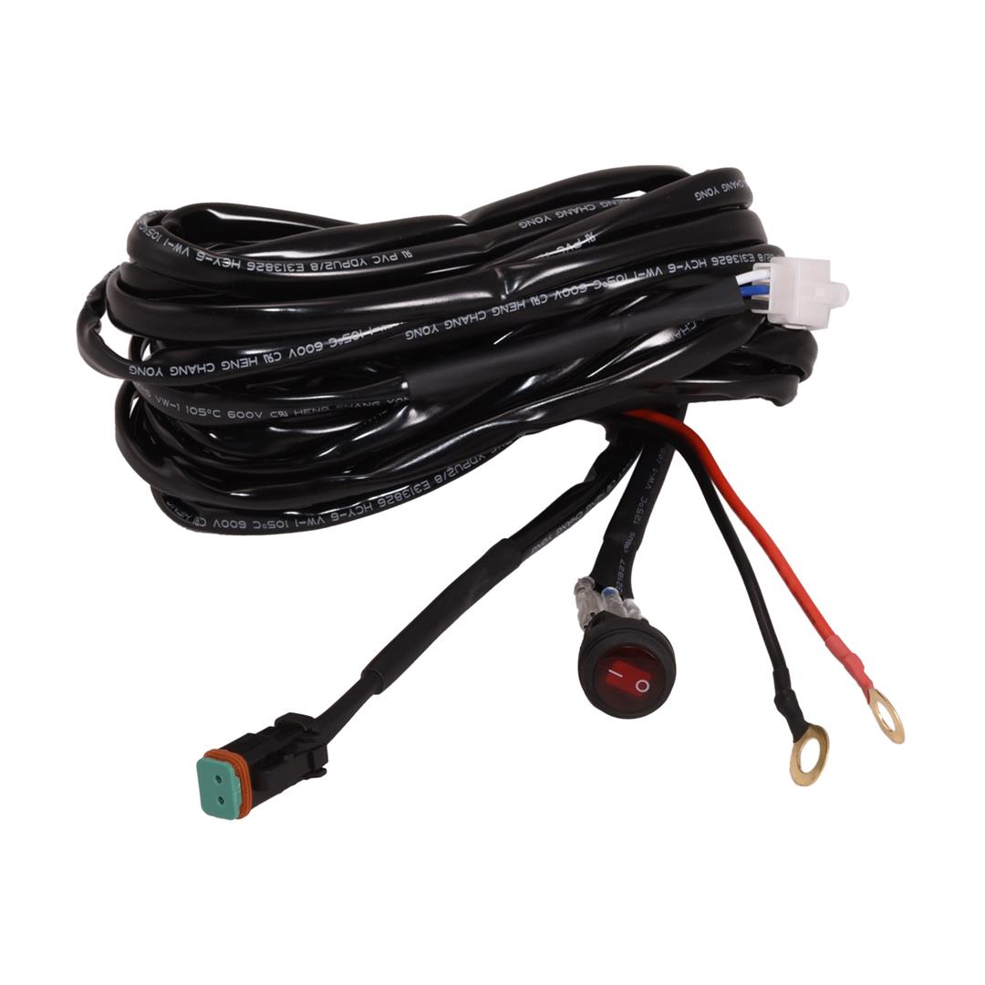 WRHRNSS1 Wiring Harness with Switch Single Cube & Row