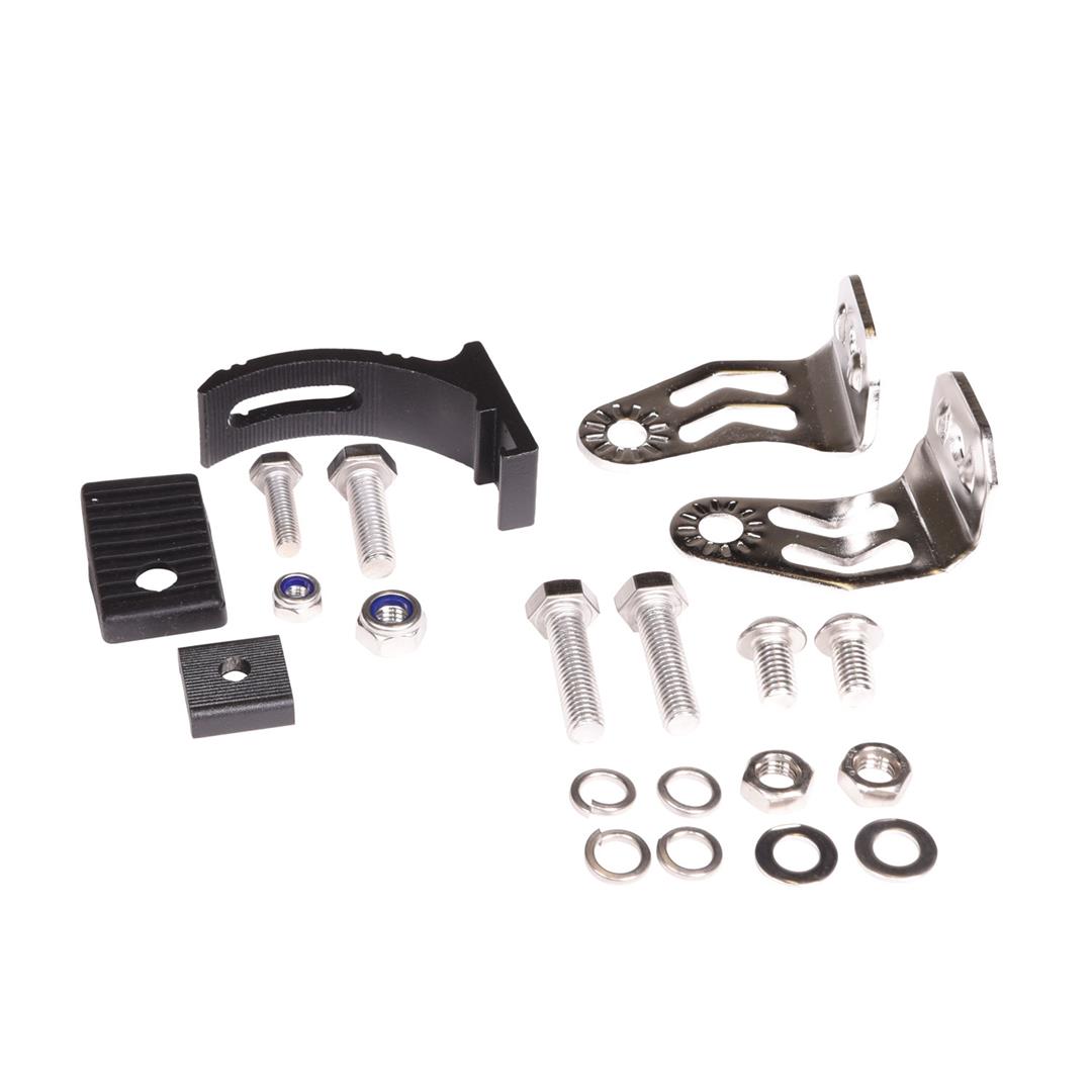 LIGHTING MOUNTING KIT Replacement Mounting Hardware Kit For  Chrome Reflector LED Light Bars