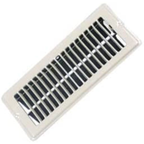 4 x 10 in. Floor Register, Brown