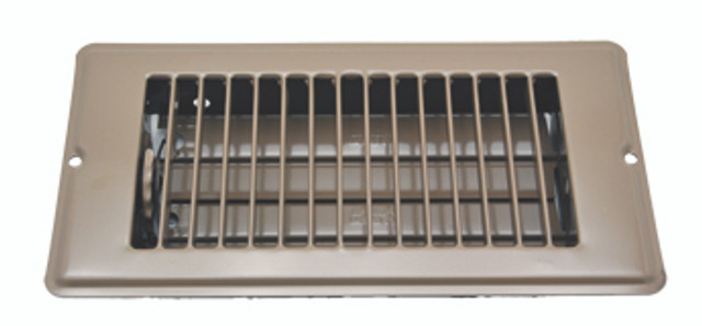 AP Products Heating/ Cooling Floor Register, 4"x8", Brown | Camping World