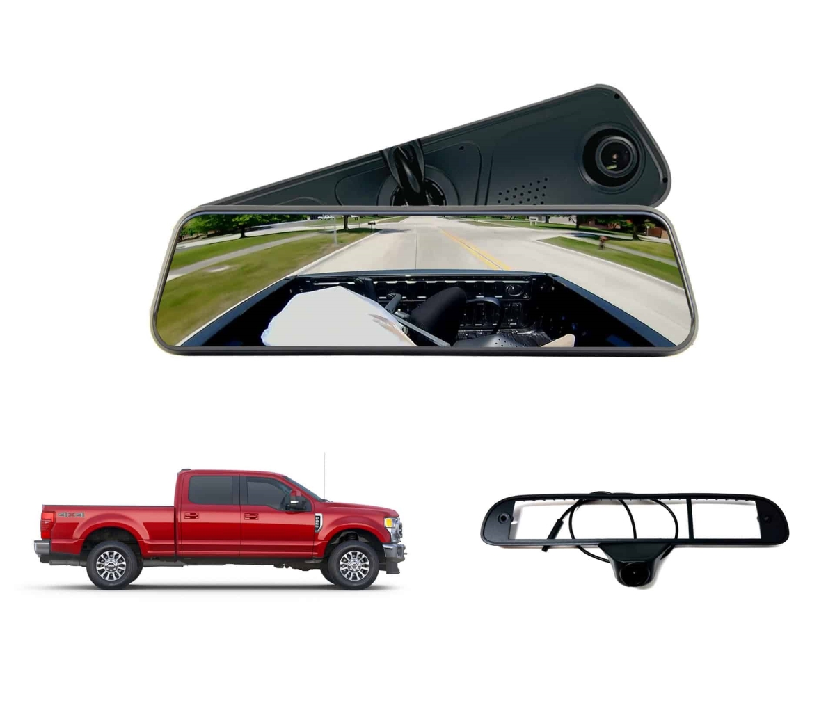 R-1180 Fullvue Rear Camera Mirror