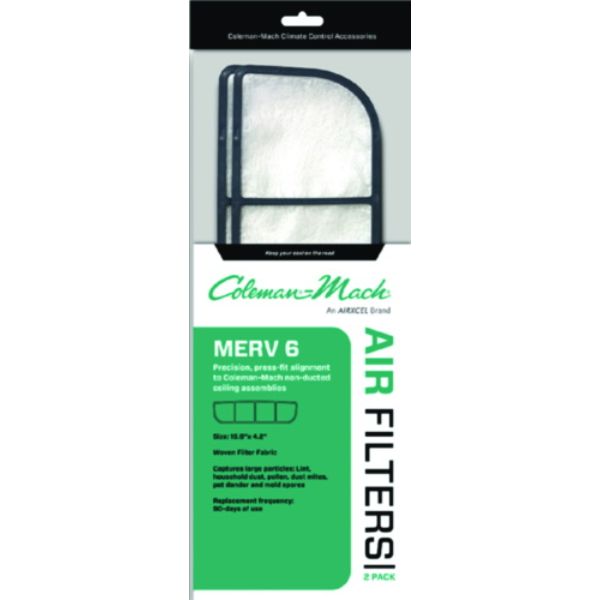 Coleman Mach Coleman-Mach 9430-3441 A/C Filter for Non-Ducted Ceiling Assemblies, Set of 2 | Camping World
