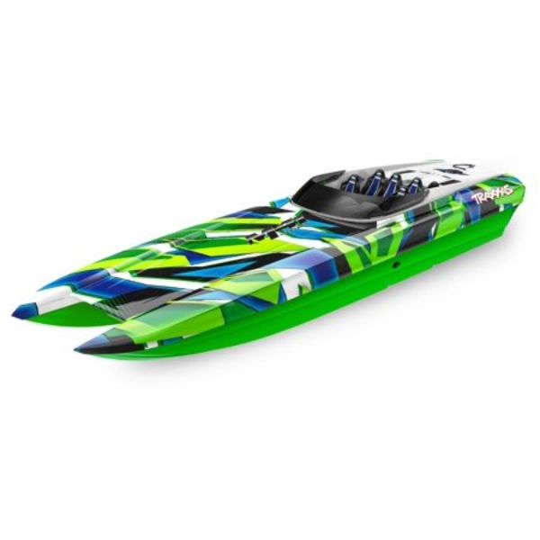 Picture of Traxxas 570464GRNR 40 ft. DCB M41 Widebody - Brushless Race Boat