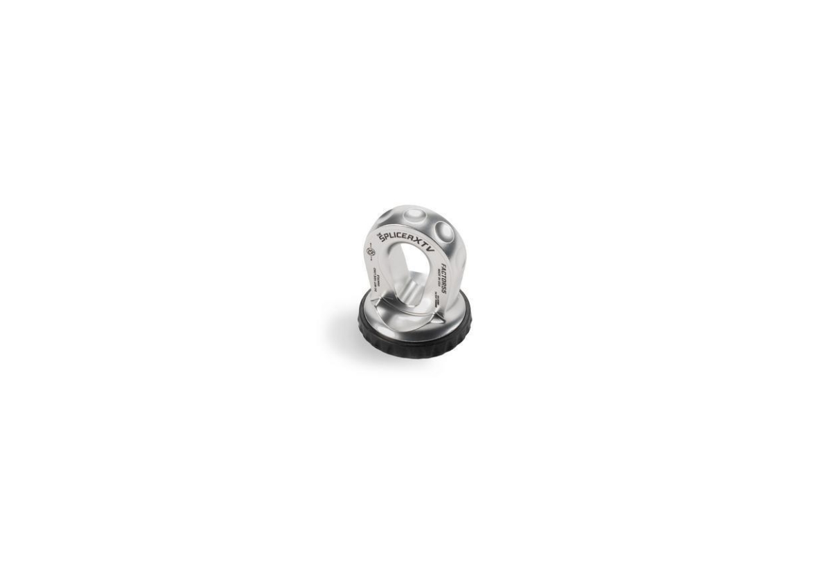 35505 0.18-0.25 in. Splicer XTV Synthetic Rope Shackle Mount, Silver