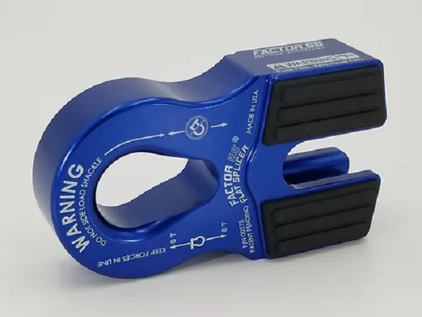 37502 0.38-0.5 in. Flat Splicer on Synthetic Rop - Blue