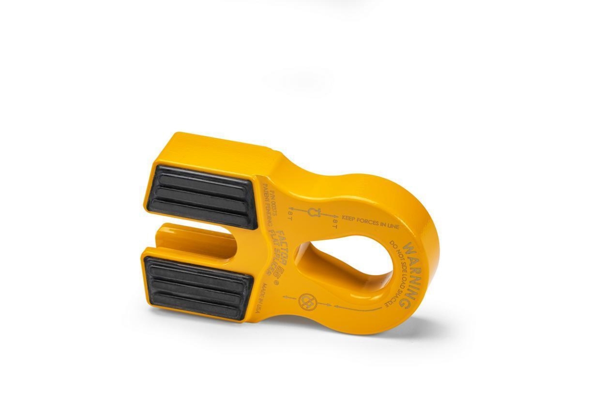 37503 0.38-0.5 in. Flat Splicer on Synthetic Rop - Yellow