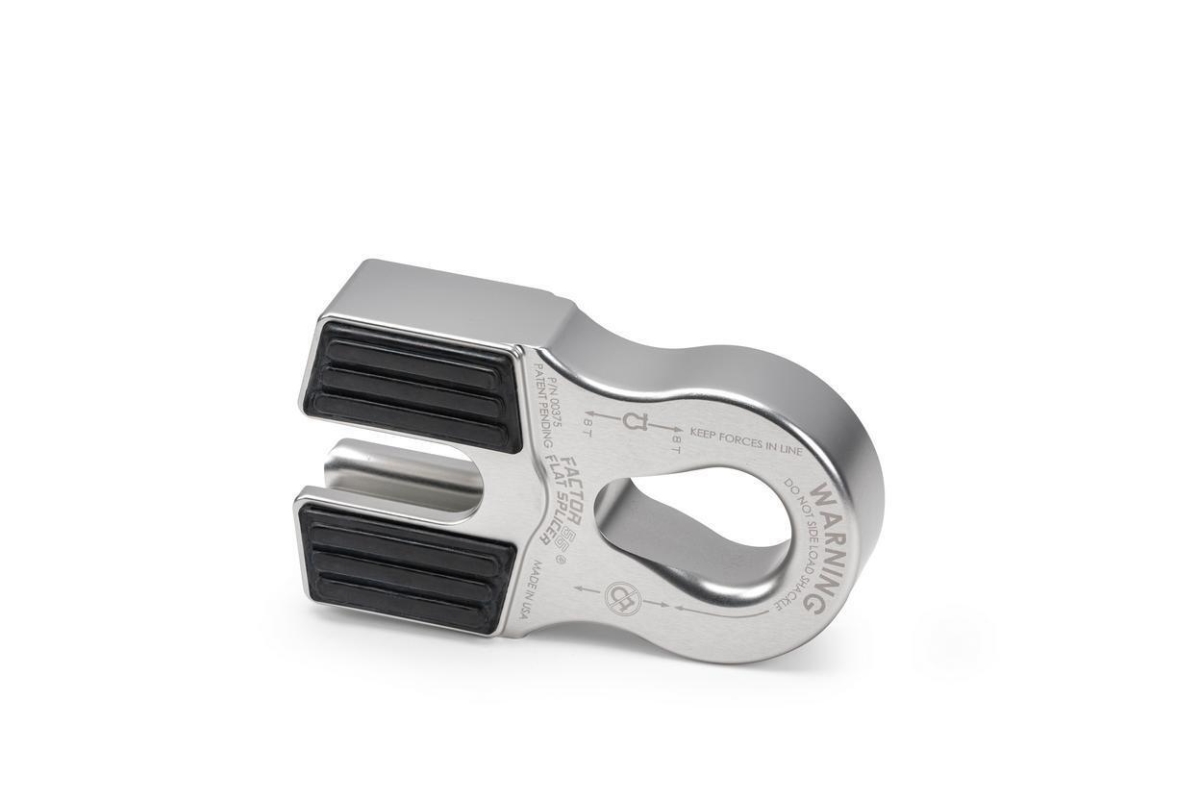 37505 0.38-0.5 in. Flat Splicer on Synthetic Rop - Silver