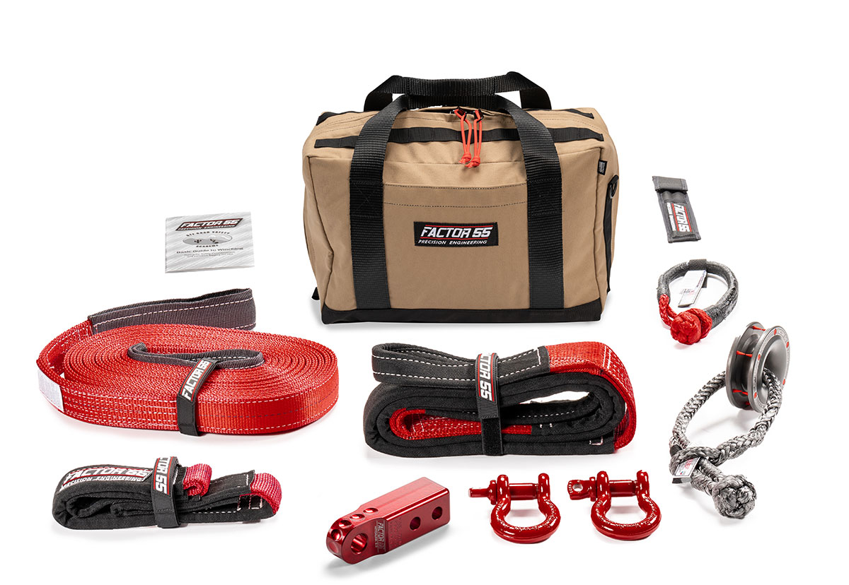Hitch Sawtooth Vehicle Recovery Kit, Red - Medium