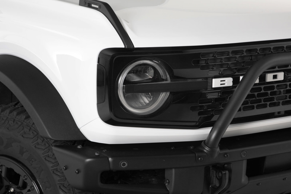 Picture of GT Styling GT3160S Front Daytime Running Light Cover Fits for 2021-2023 Ford Bronco - Smoke