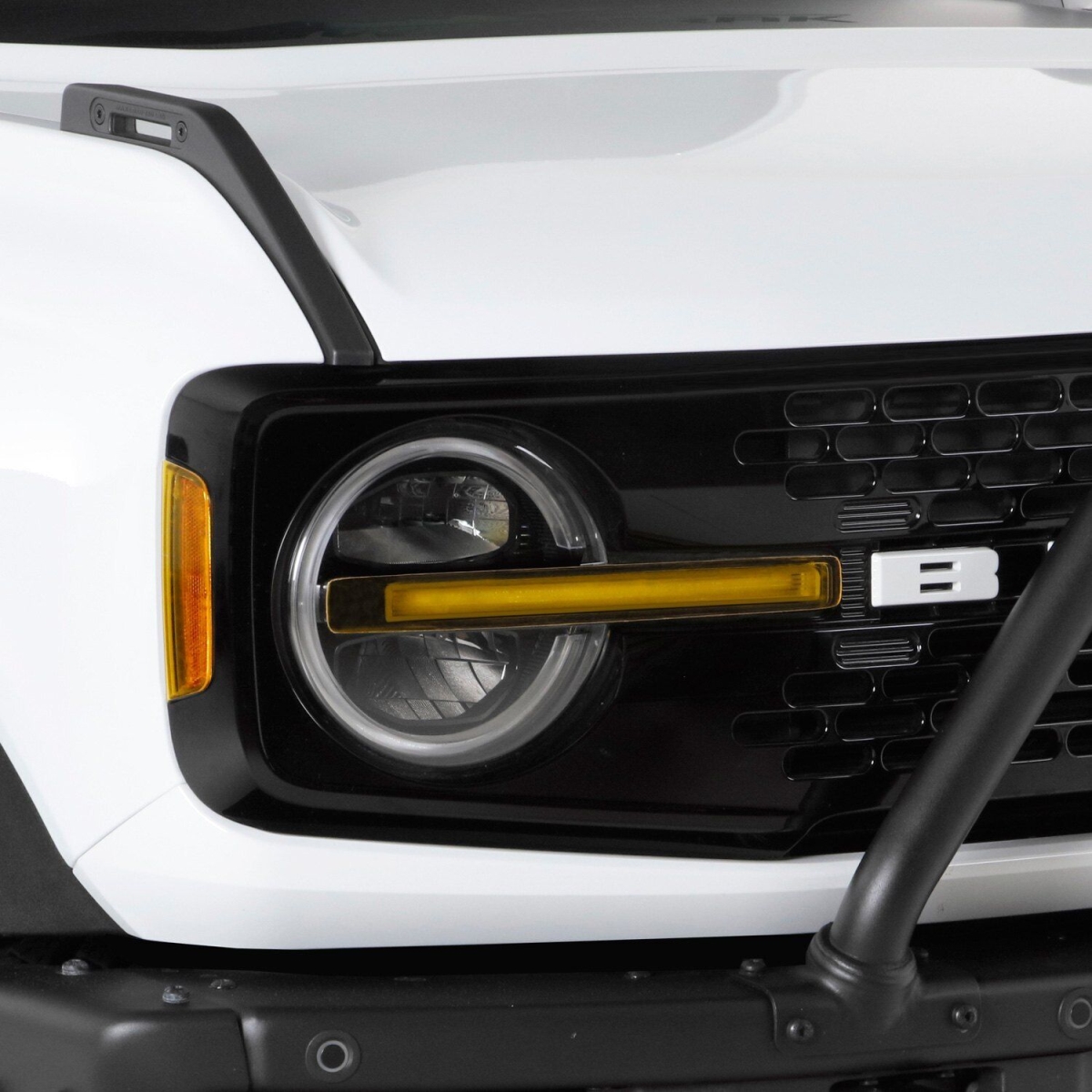 Picture of GT Styling GT3160Y Front Daytime Running Light Cover Fits for 2021-2023 Ford Bronco - Yellow