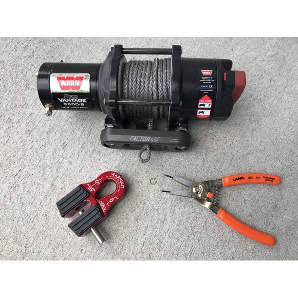 7001 Flatlink Xtv Winch Shackle Mount - Red