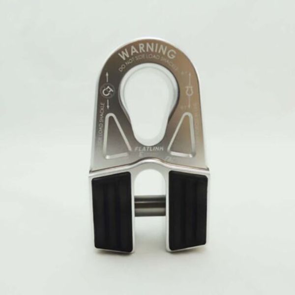 8005 Flatlink E Expert Winch Shackle Mount - Silver