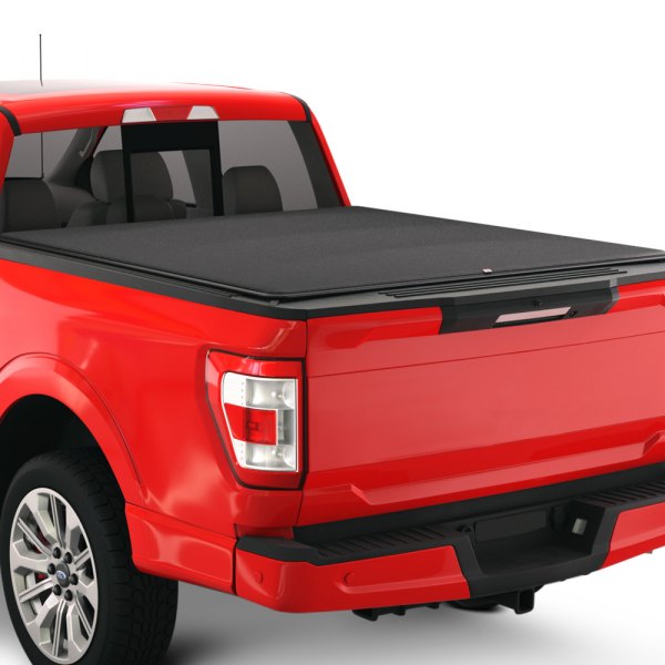 TGS04607 6 ft. Expandable Soft Roll Up Tonneau Cover Fits for 2019-2022 Chevy Silverado 1500 - Matte Black