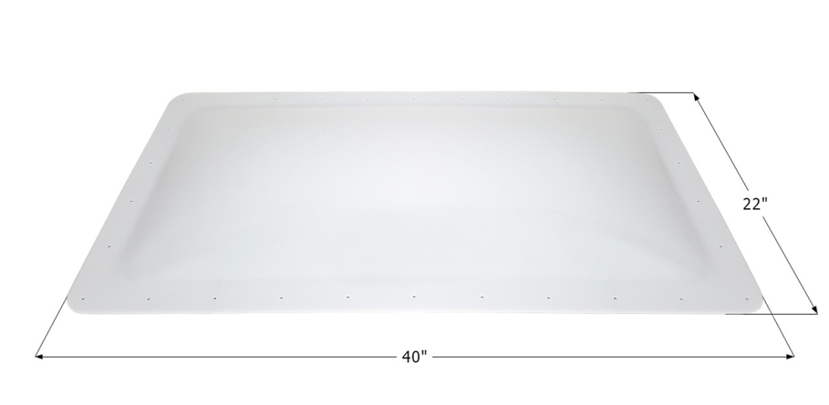 14332 SL1836W RV Skylight, White