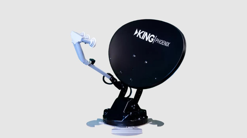 Picture of King KPT1000 Phoenix Automatic Roof-Mounted Satellite Antenna System for DirecTV