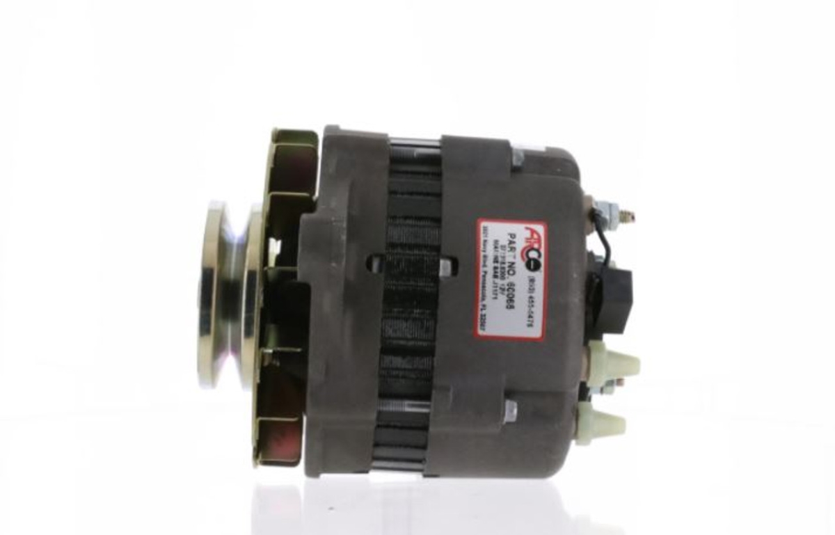 Mando 65-Amp Alternator For Late Model Mercruiser, Single Groove Pulley