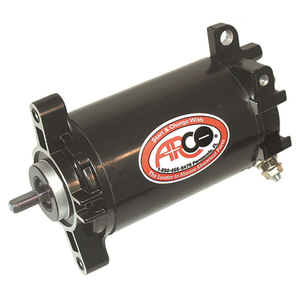 5363 Outboard Starter for 1991 Johnson & Evinrude 150-175 HP V6 Eagle-Series, Black